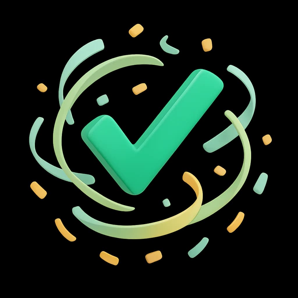 Linjoy completion screen